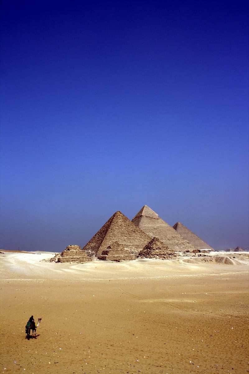 Pyramids in the desert
